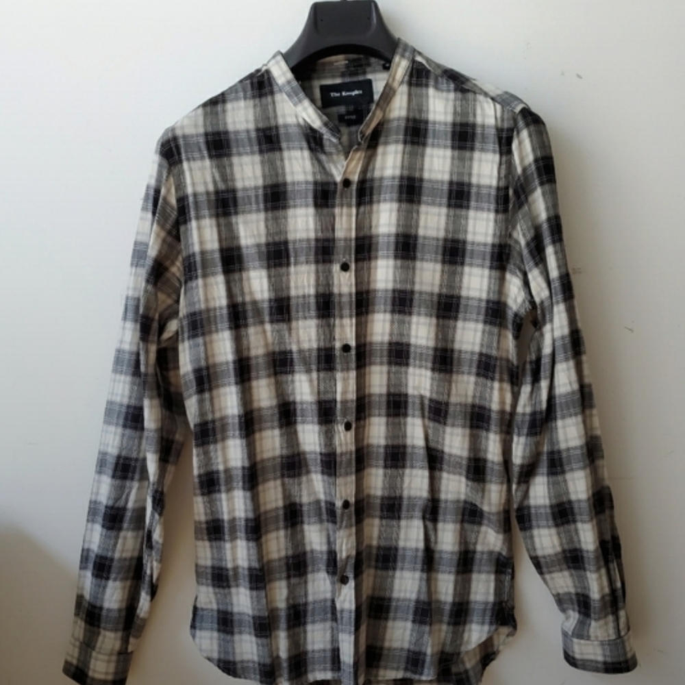 The Kooples, Cotton Shirt, Leather Collar